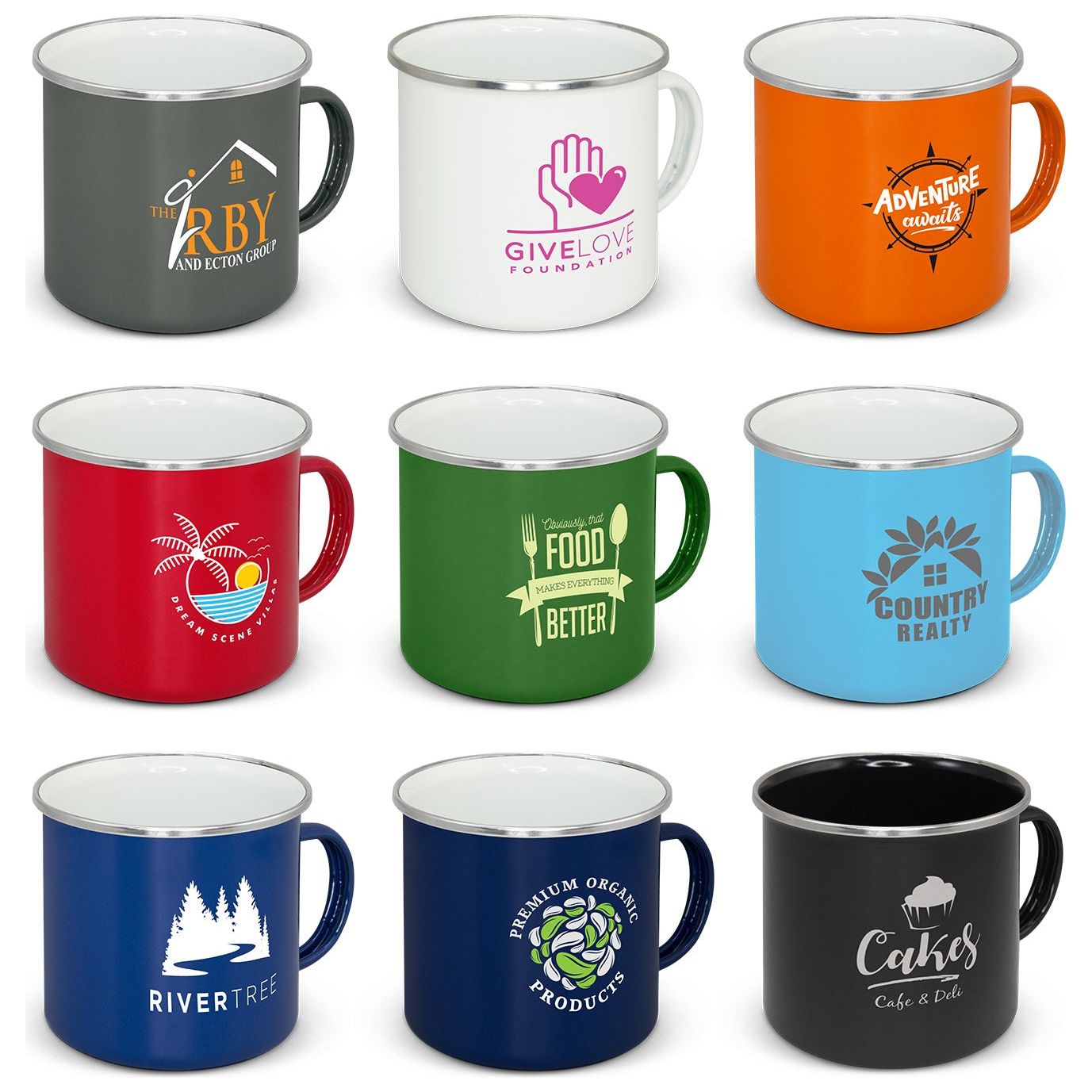Bendigo Enamel Mug (Carton of 50pcs) (116462)