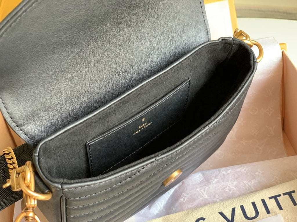LOUIS VUITTON MULTI-POCHETTE BLACK CALFKIN 19CM CROSS BODY BAG