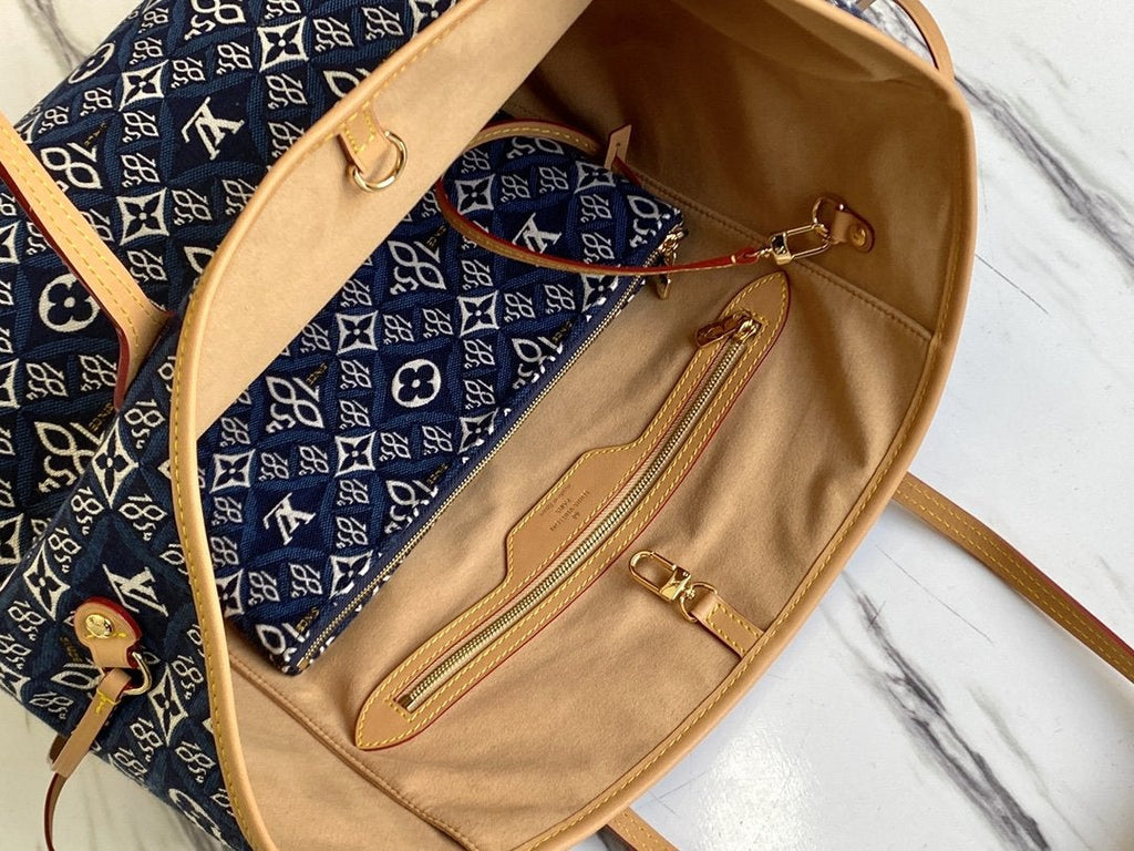 LOUIS VUITTON NEVERFULL MM WITH DUSTBAG 1854 MONOGRAM JACQUARD 31CM