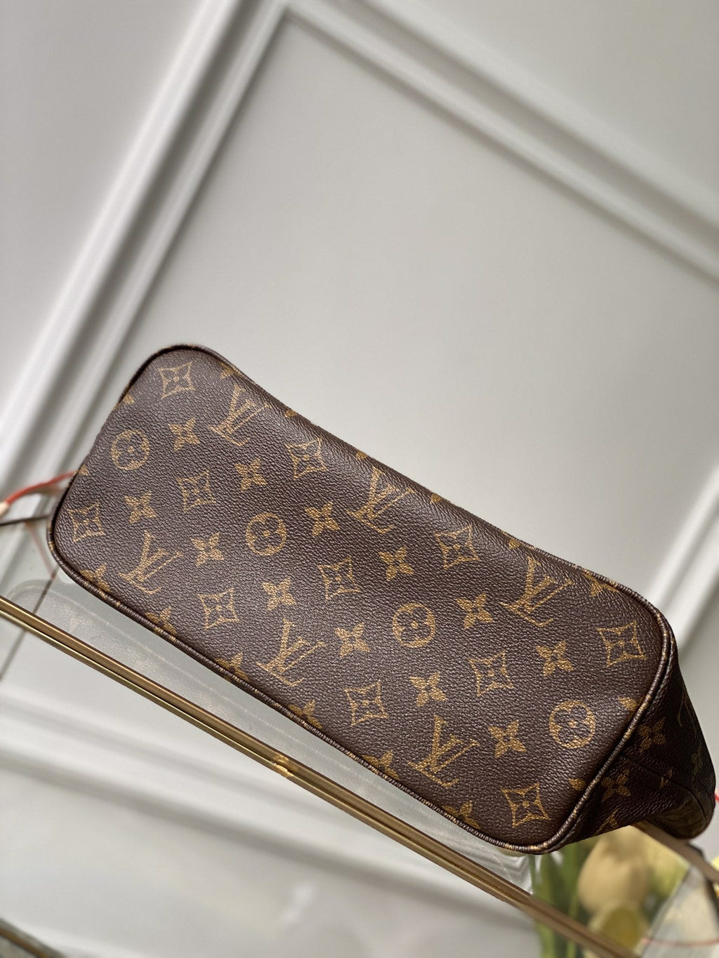 LOUIS VUITTON NEVER FULL MM WITH DUSTBAG MONOGRAM CANVAS 29CM