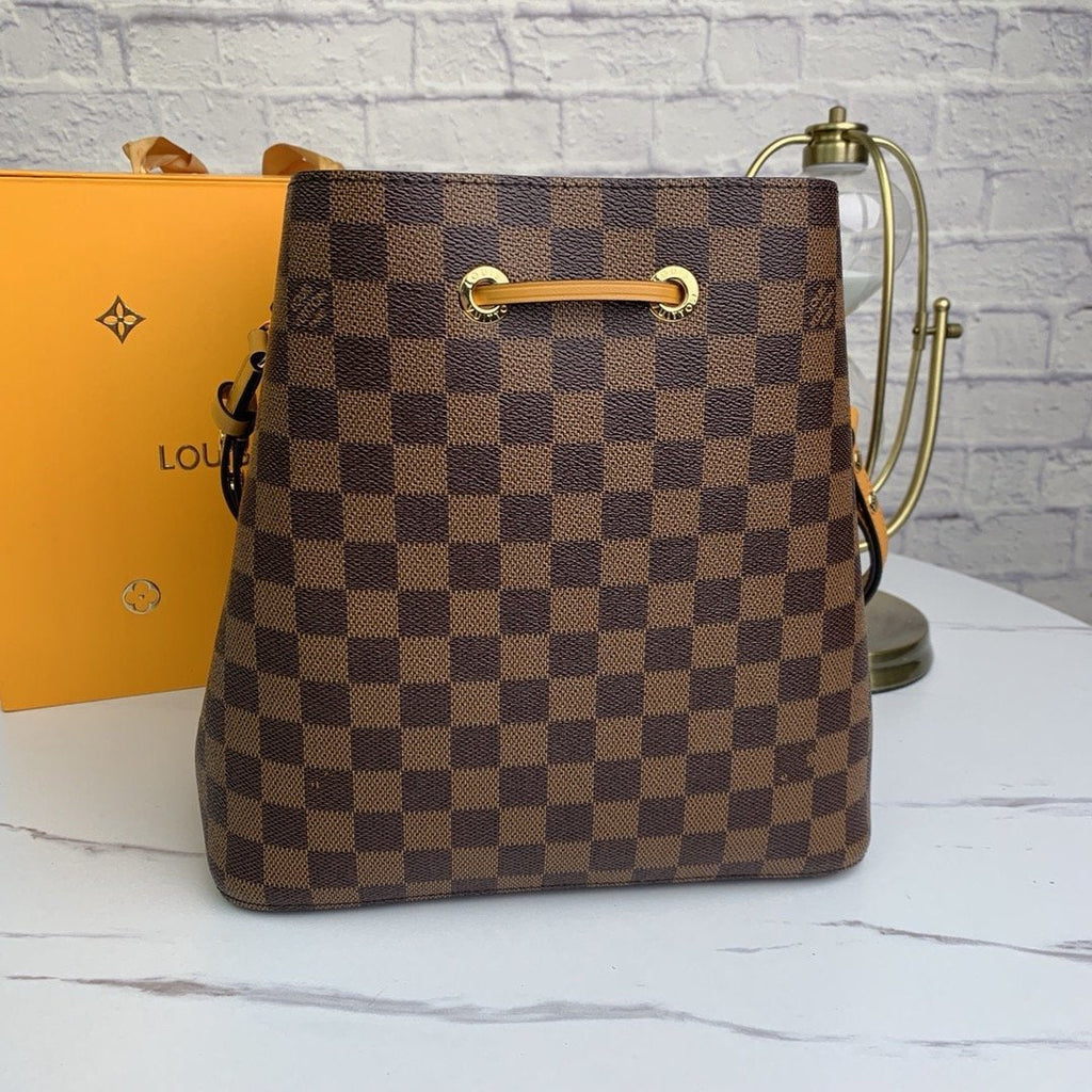 LOUIS VUITTON NEO NOE BUCKET BAG 26CM DAMIER EBELE