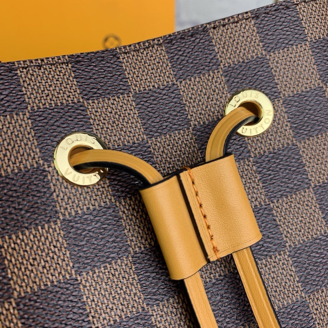 LOUIS VUITTON NEO NOE BUCKET BAG 26CM DAMIER EBELE