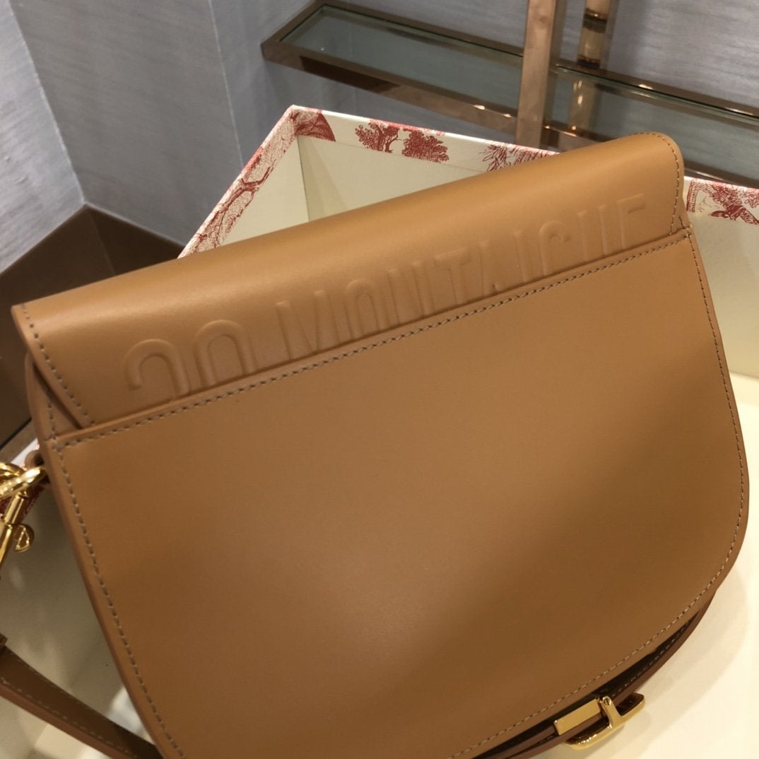 DIOR LARGE BOBBY BAG 27CM COGNAC-COLORED CALFSKIN