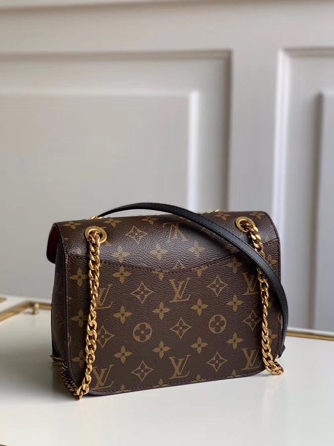 LOUIS VUITTON LV PASSY HAND BAG 22CM MONOGRAM CANVAS