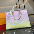 LOUIS VUITTON ONTHEGO GM 41 LIGHT PINK MONOGRAM GIANT COATED CANVAS