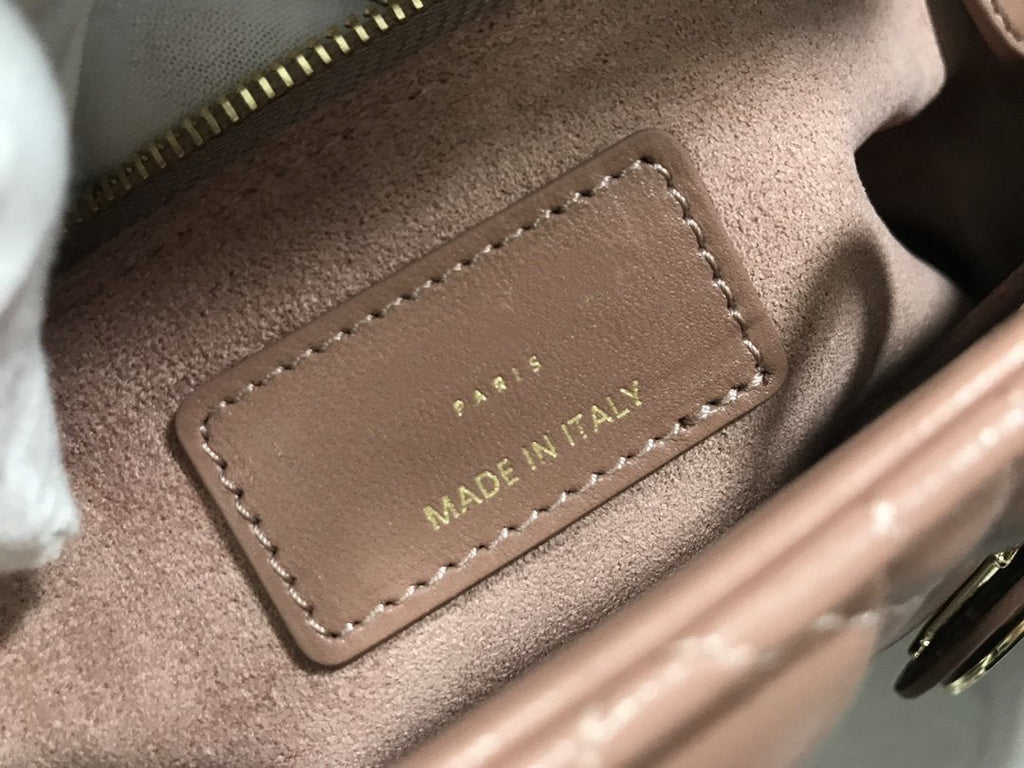 DIOR LARGE LADY BAG 32CM BEIGE CANNAGE LAMBSKIN