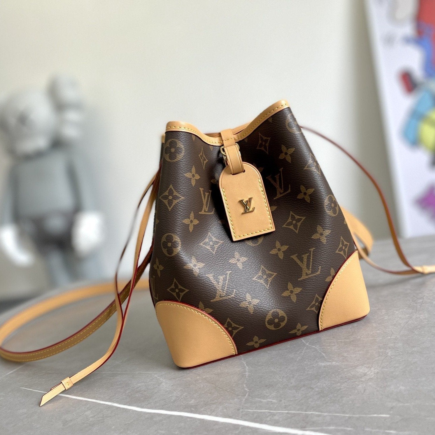 LOUIS VUITTON NOE PURSE 15CM MONOGRAM CANVAS