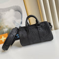 LOUIS VUITTON KEEPALL XS 21CM BLACK MONOGRAM SEAL