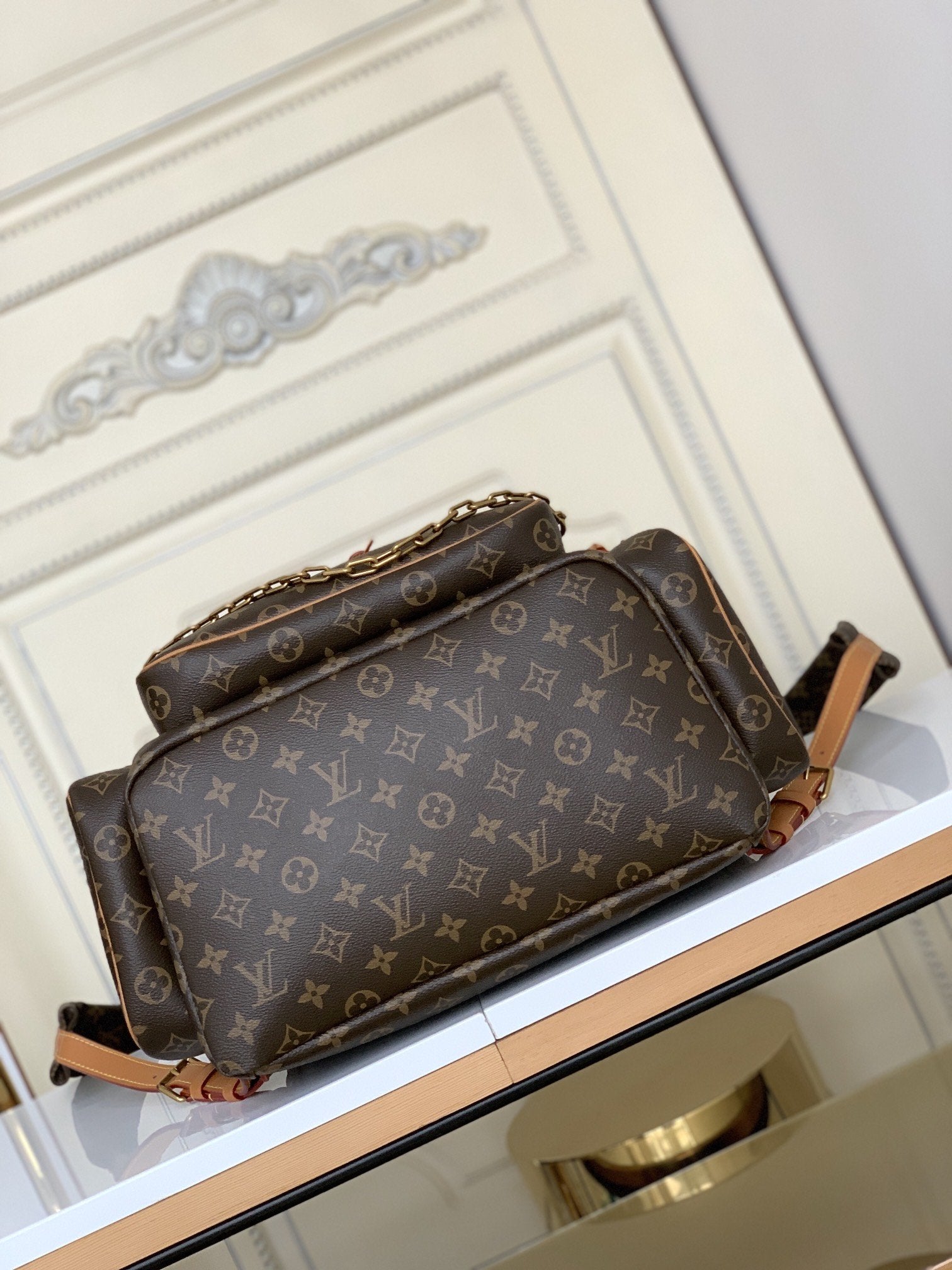 LOUIS VUITTON LV BACKPACK TRIO 45CM MONOGRAM CANVAS