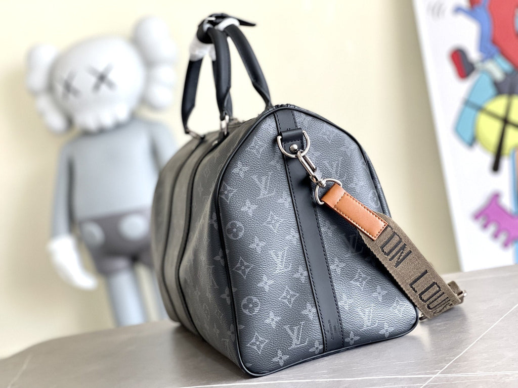 LOUIS VUITTON KEEPALL 45 BANDOULIERE MONOGRAM ECLIPSE