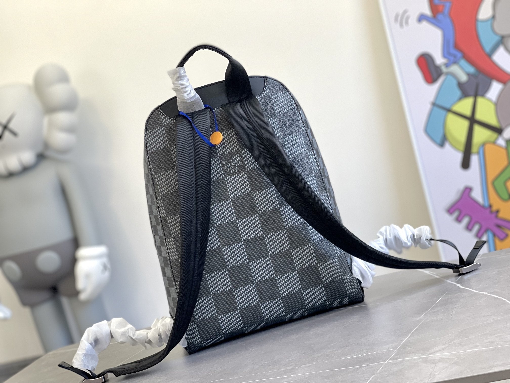 LOUIS VUITTON CAMPUS BACKPACK 30 GRAY DAMIER GRAPHITE