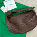 BOTTEGA VENETA SMALL JODIE 48CM CHOCOLATE SUEDE LEATHER