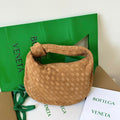 BOTTEGA VENETA TEEN JODIE 36CM BROWN SUEDE LEATHER
