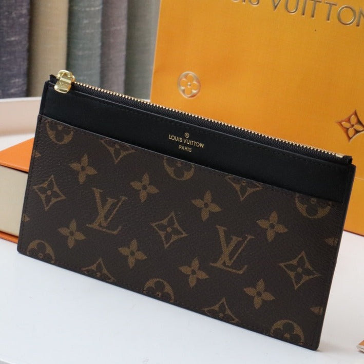 LOUIS VUITTON LV SLIM PURSE MONOGRAM CANVAS 20CM