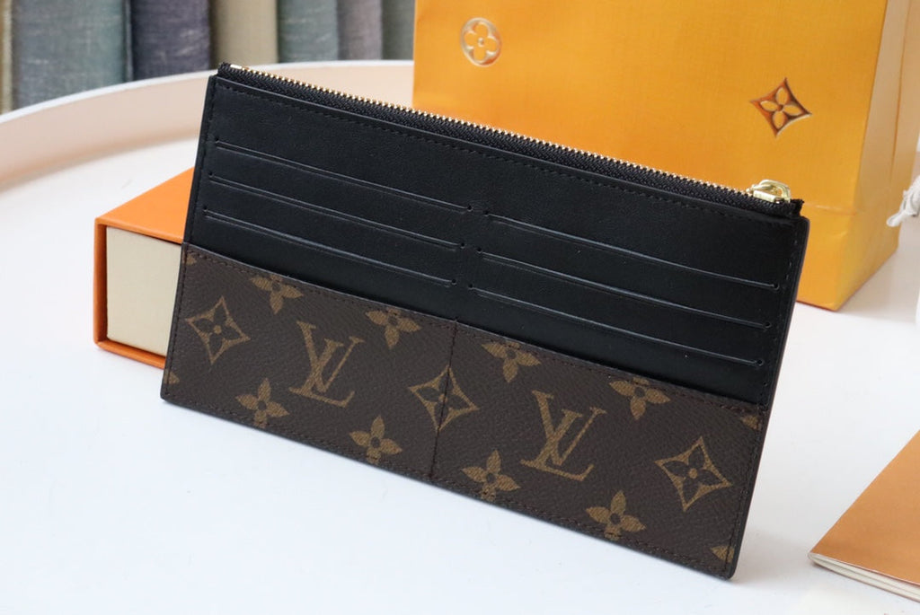 LOUIS VUITTON LV SLIM PURSE MONOGRAM CANVAS 20CM