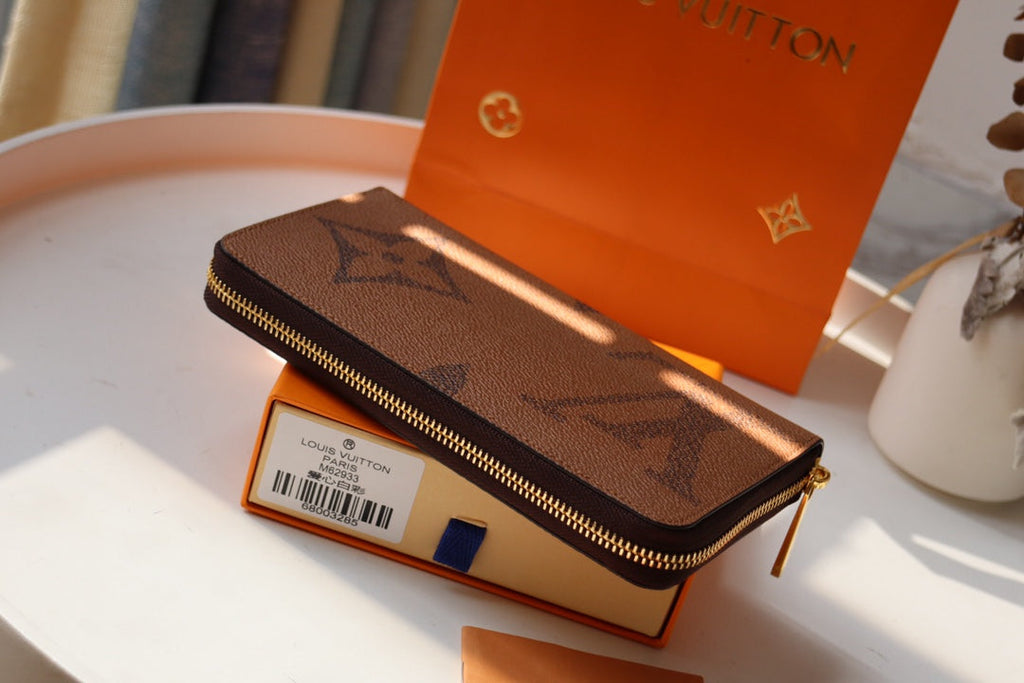 LOUIS VUITTON LV LONG WALLET 19CM MONOGRAM REVERSE CANVAS