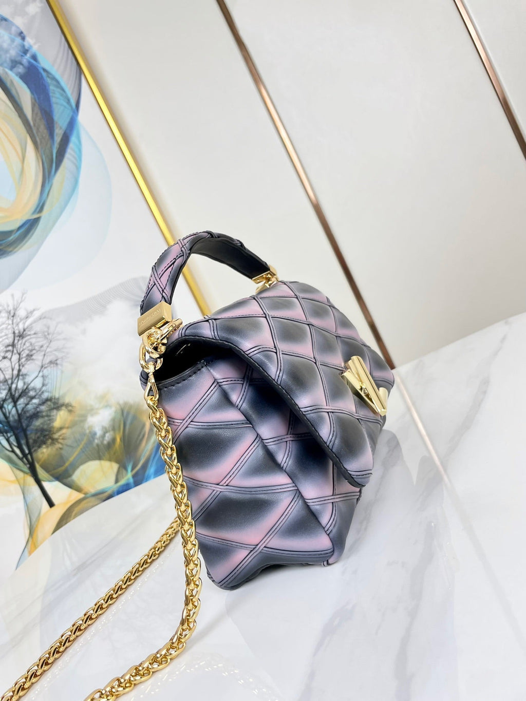 LOUIS VUITTON GO-14 MM 23 BLACK PINK
