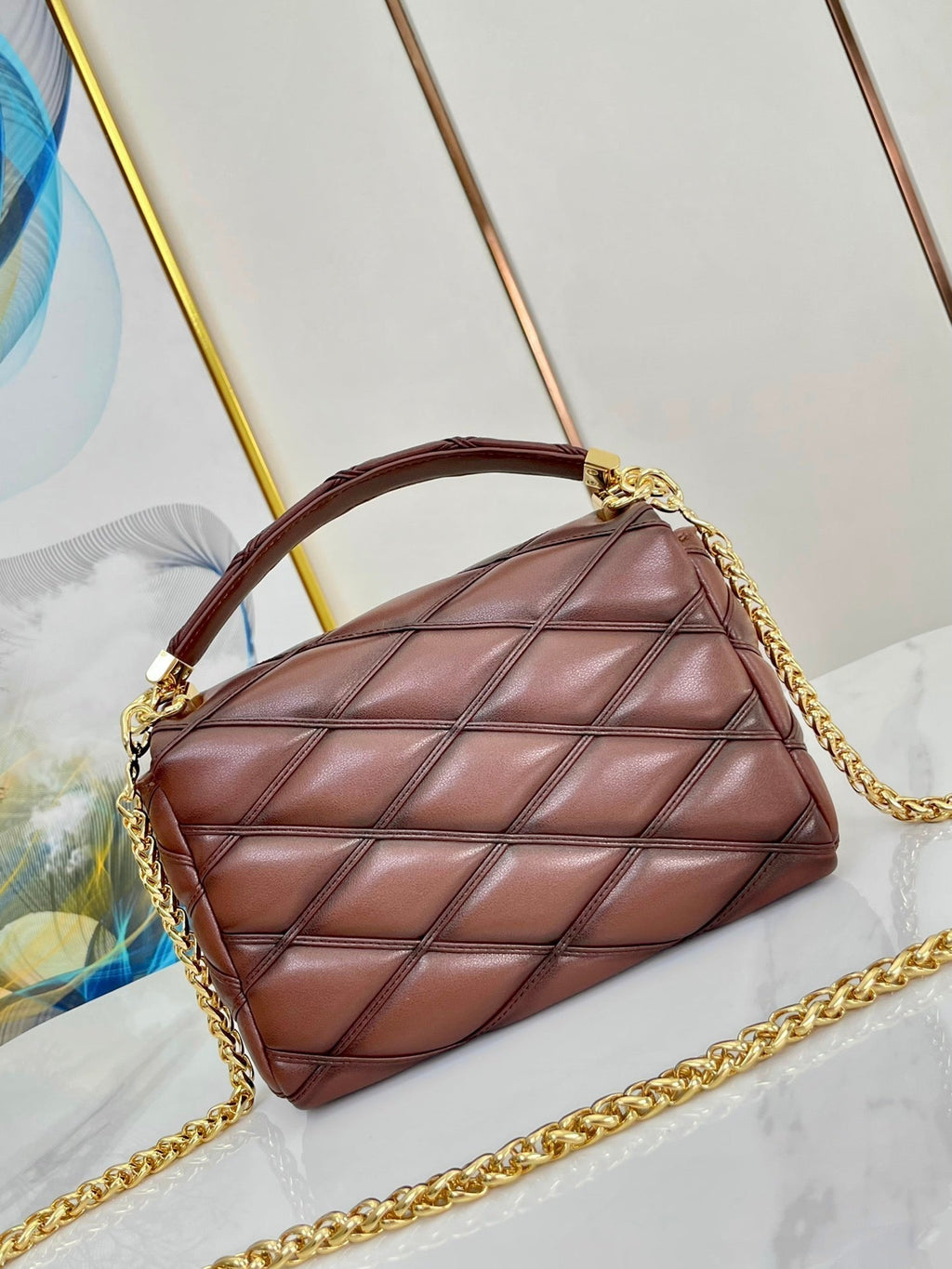 LOUIS VUITTON GO-14 MM 23 TAN