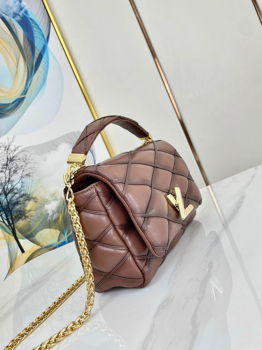 LOUIS VUITTON GO-14 MM 23 TAN