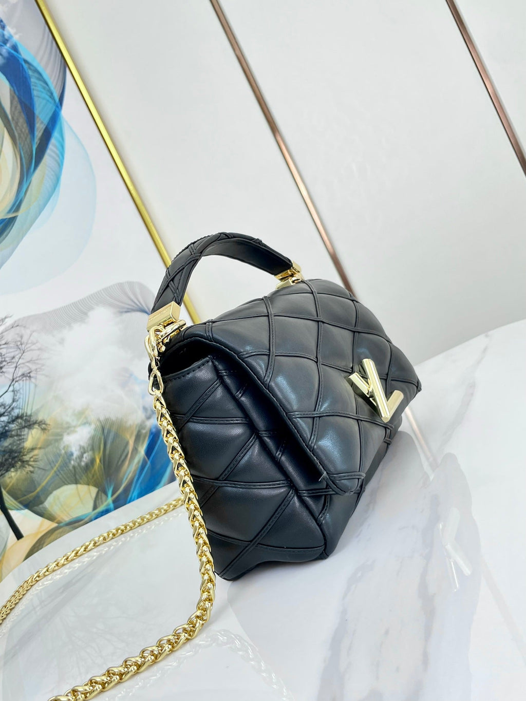 LOUIS VUITTON GO-14 MM 23 BLACK