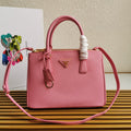 PRADA MEDIUM GALLERIA 28 PINK SAFFIANO LEATHER