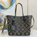 LOUIS VUITTON BLOSSOM MM 30 BLACK MAHINA CALFSKIN