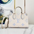 LOUIS VUITTON ONTHEGO 25 WHITE PURPLE MONOGRAM CANVAS