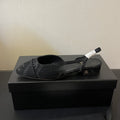 CHANEL slingbacks black denim