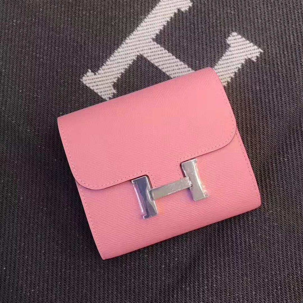 HERMES Constance 13 Pink Epsom Shw