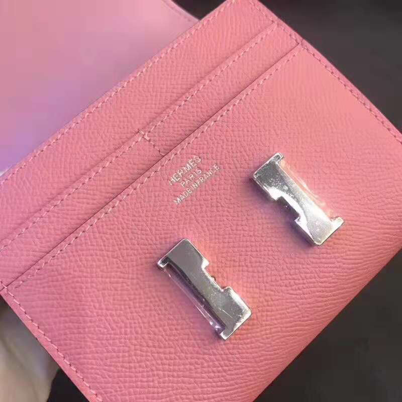 HERMES Constance 13 Pink Epsom Shw