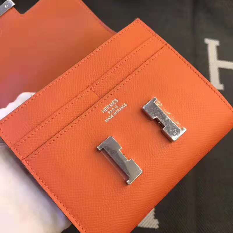HERMES Constance 13 Orange Epsom Shw