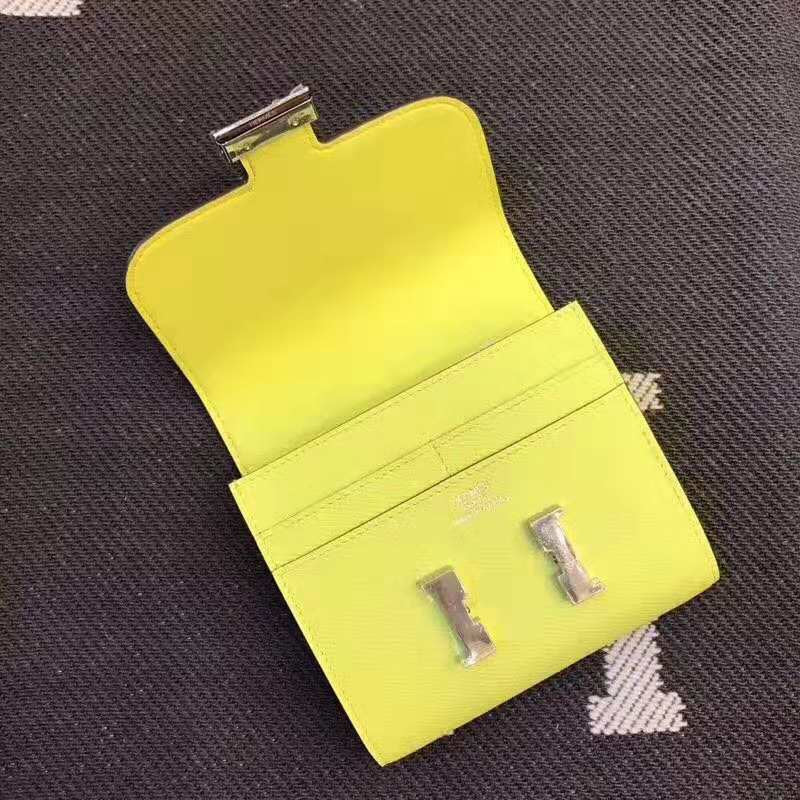 HERMES Constance 13 Lime Epsom Shw