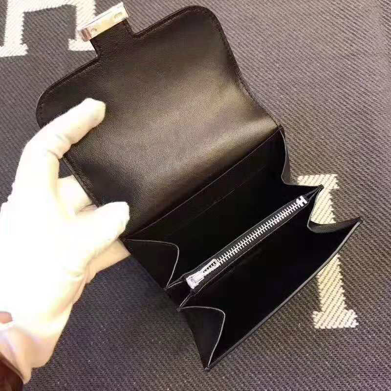 HERMES Constance 13 Black Epsom Shw
