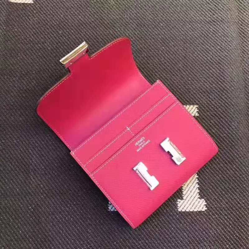 HERMES Constance 13 Dark Pink Epsom Shw