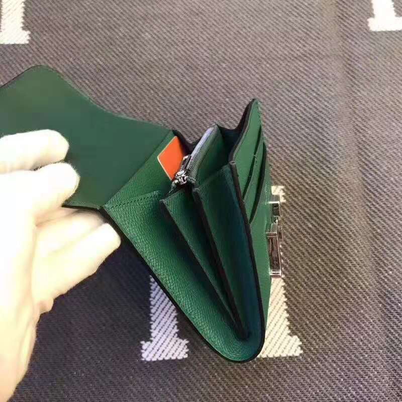HERMES Constance 13 Dark Green Epsom Shw