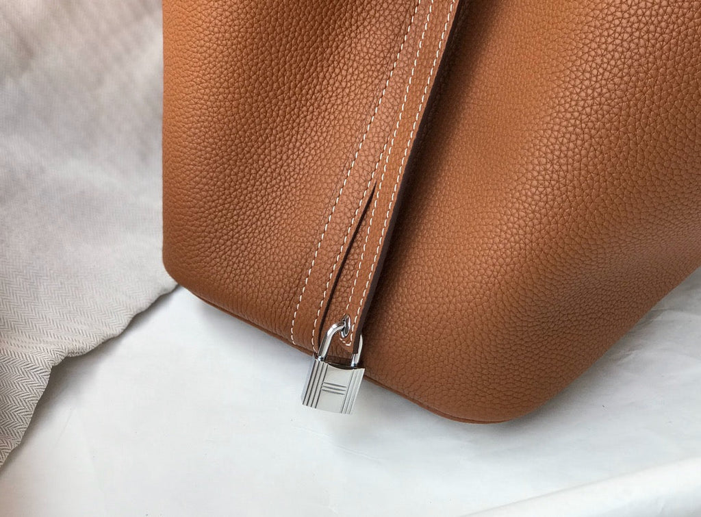 HERMES picotin lock 22 tan togo shw