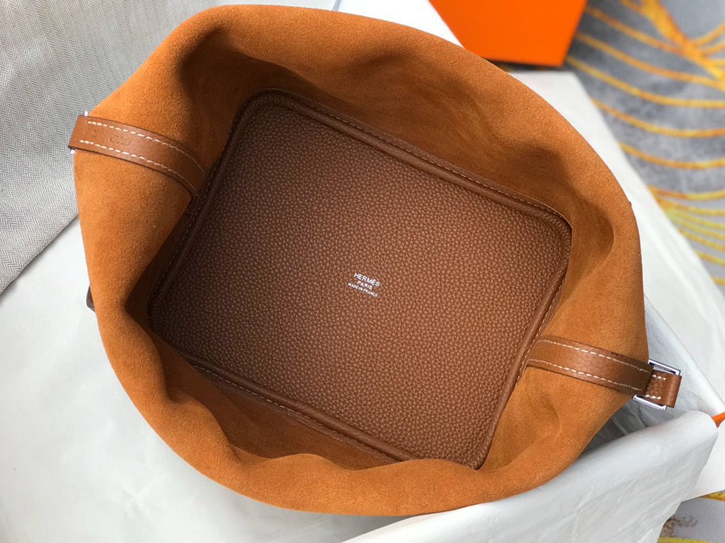 HERMES picotin lock 22 tan togo shw