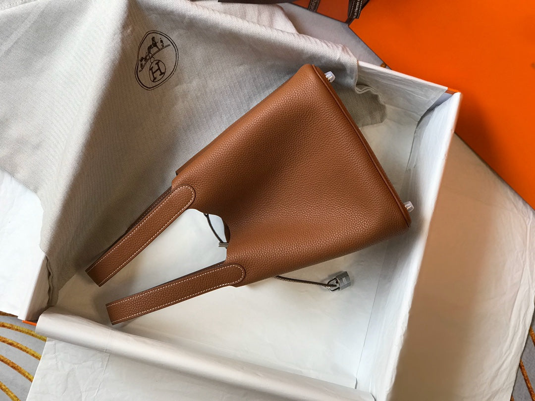 HERMES picotin lock 22 tan togo shw