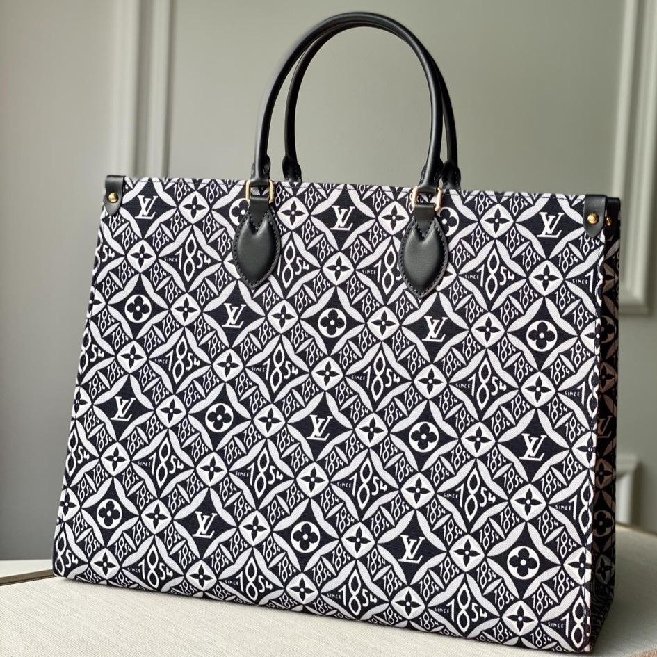 LOUIS VUITTON LV SINCE 1854 ONTHEGO GM GREY TEXTILE