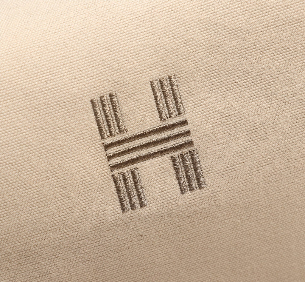 HERMES BRIDE-A-BRAC 25 BEIGE CANVAS