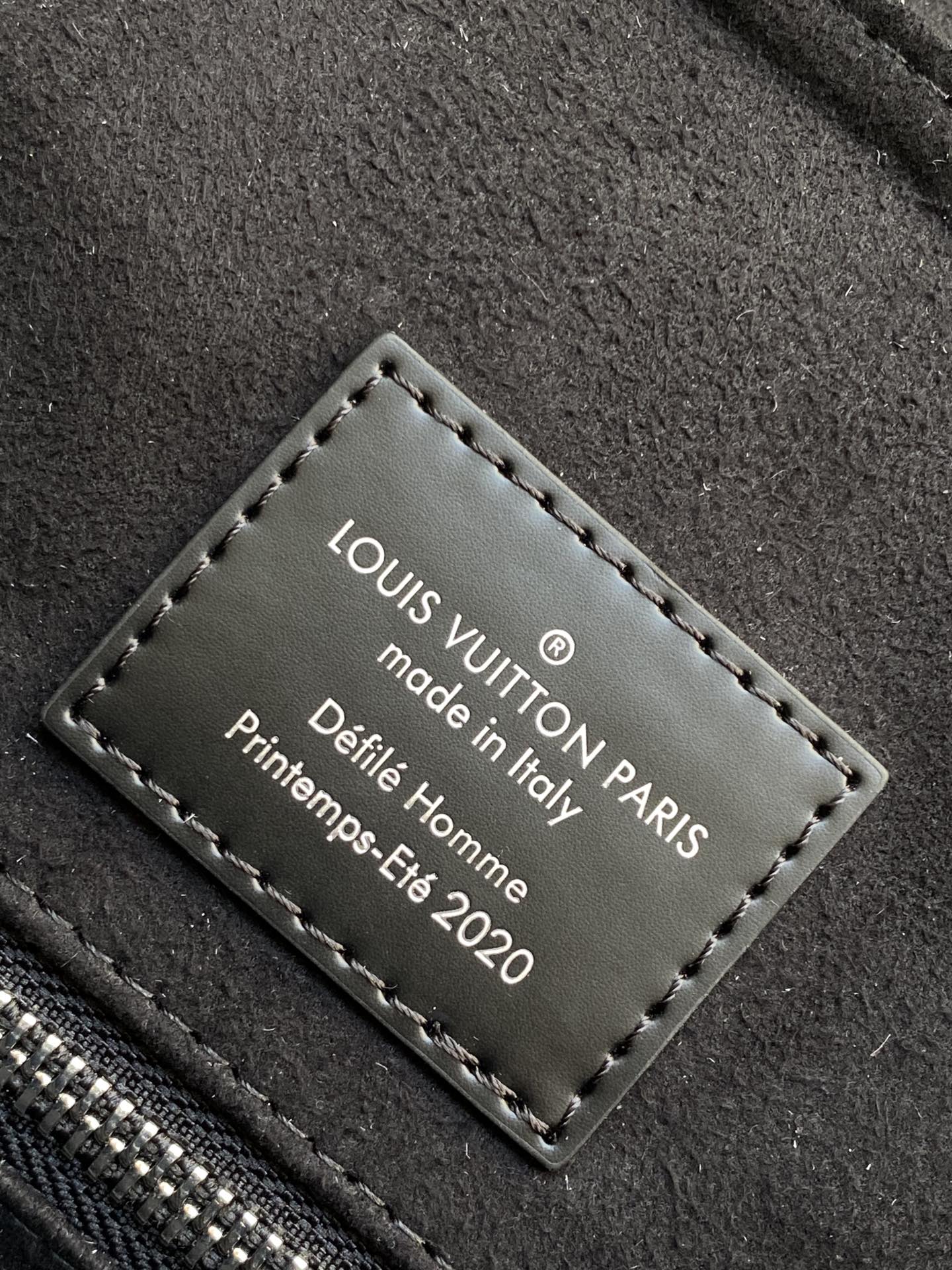 LOUIS VUITTON LV x SUPREME CHRISTOPHER SMALL BACKPACK 47 IN BLACK EPI CALFSKIN