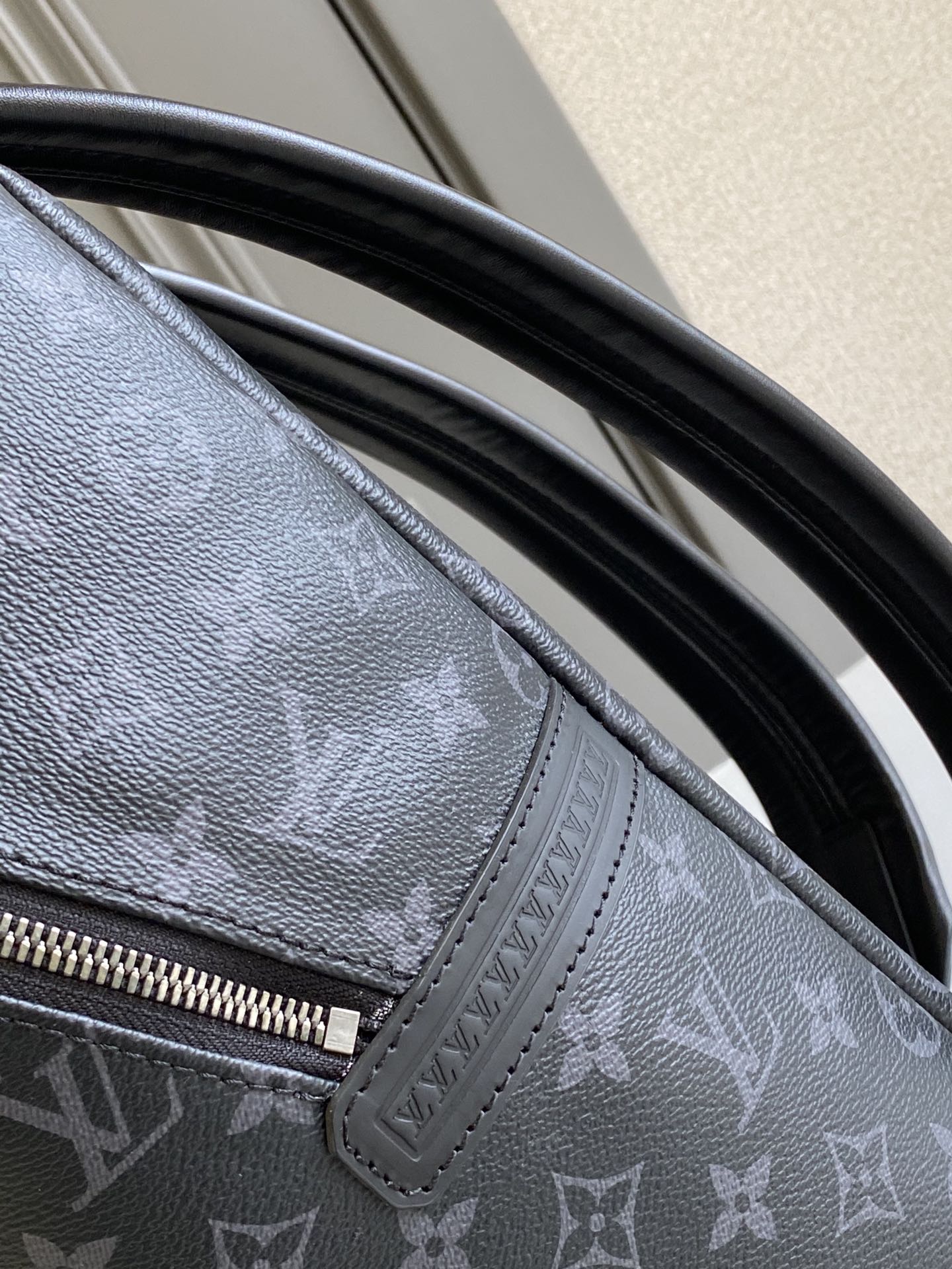 LOUIS VUITTON BACKPACK 40 IN GUN METAL MONOGRAM ECLIPSE CANVAS