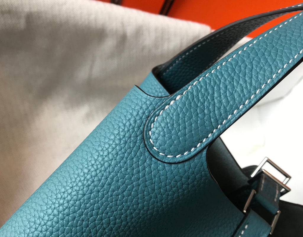 HERMES picotin lock teal togo ghw