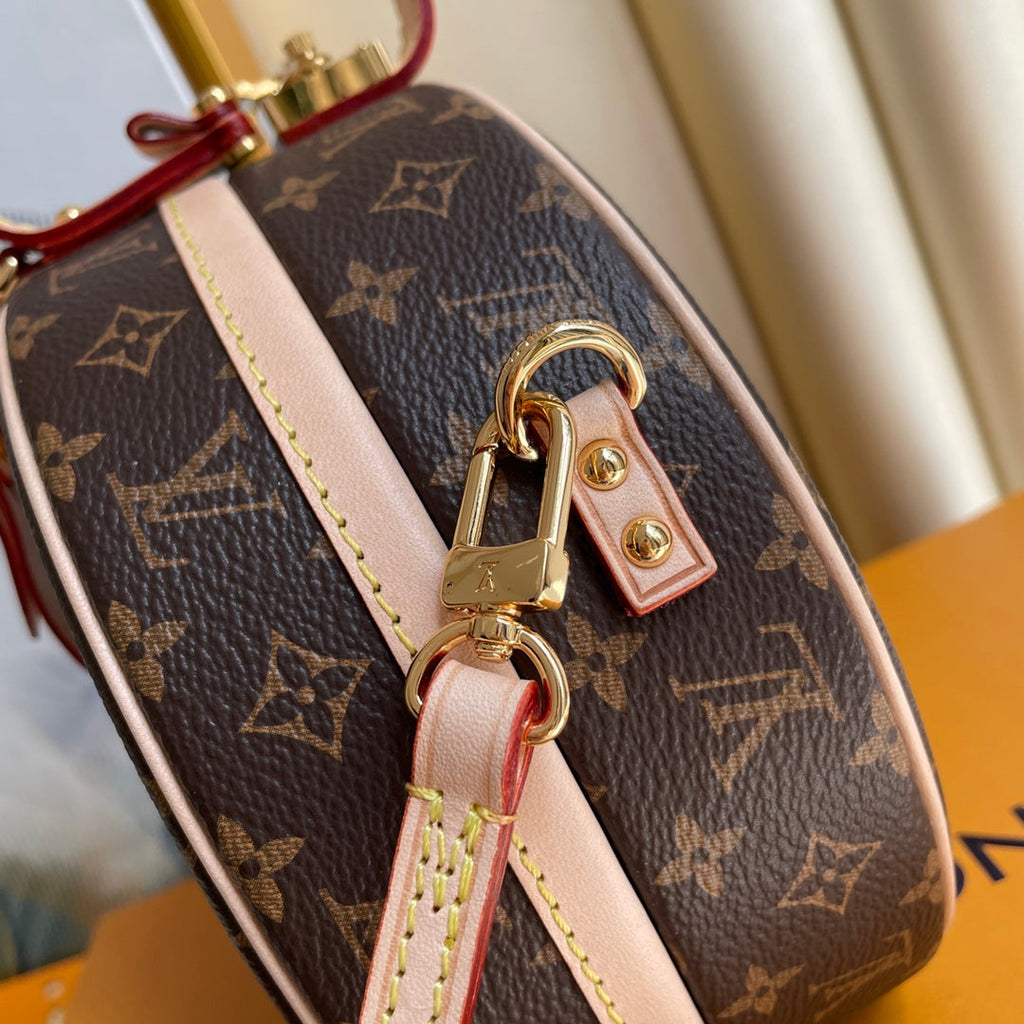 LOUIS VUITTON LV 25S PETITE BOITE CHAPEAU 17 IN BROWN MONOGRAM COATED CALFSKIN