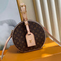 LOUIS VUITTON LV 25S PETITE BOITE CHAPEAU 17 IN BROWN MONOGRAM COATED CALFSKIN