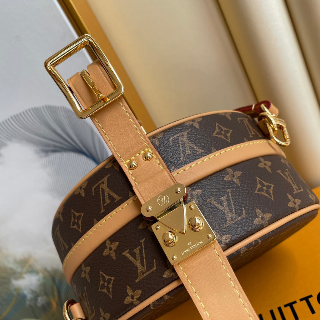 LOUIS VUITTON LV 25S MINI BOITE CHAPEAU 17 IN BROWN MONOGRAM COATED CALFSKIN