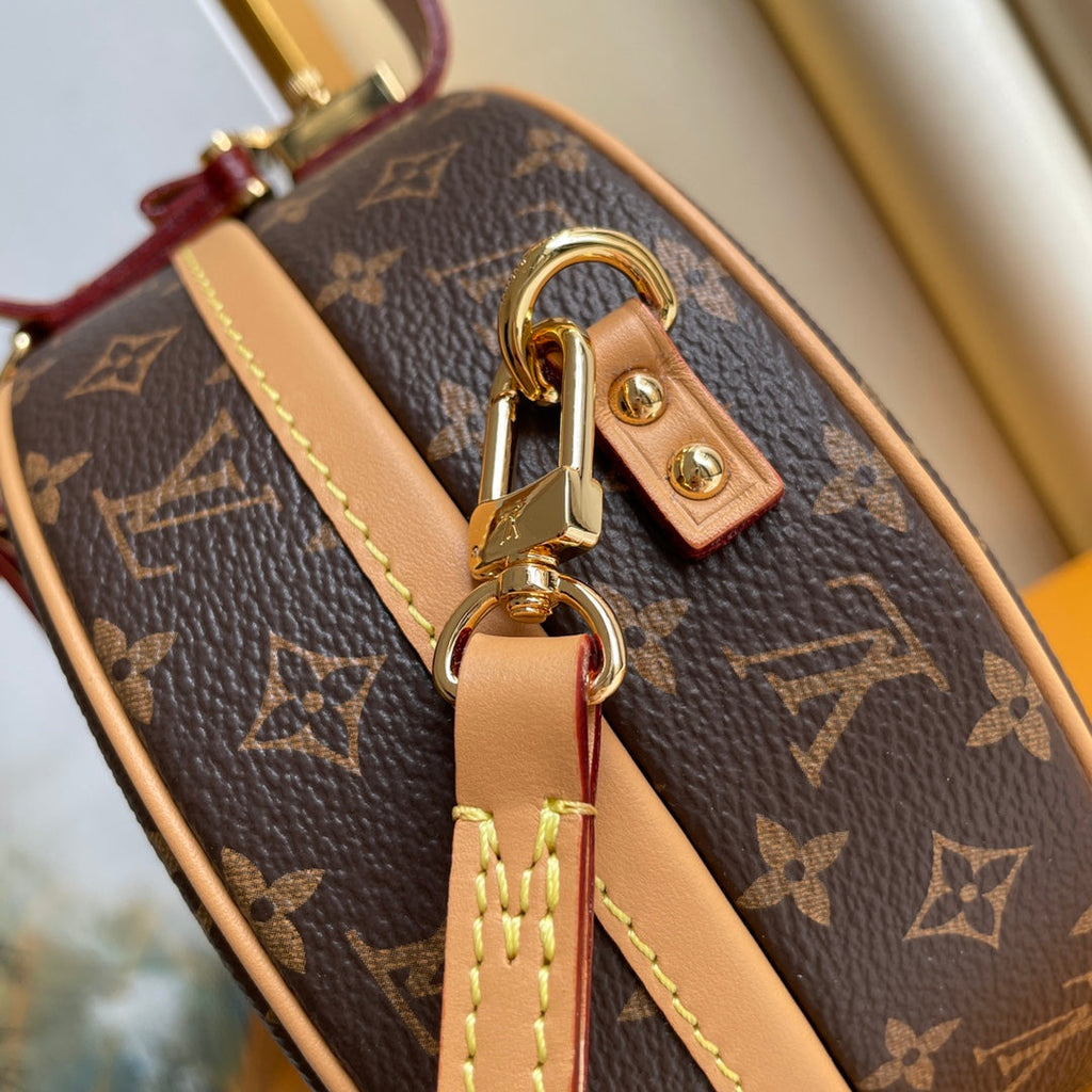 LOUIS VUITTON LV 25S MINI BOITE CHAPEAU 17 IN BROWN MONOGRAM COATED CALFSKIN