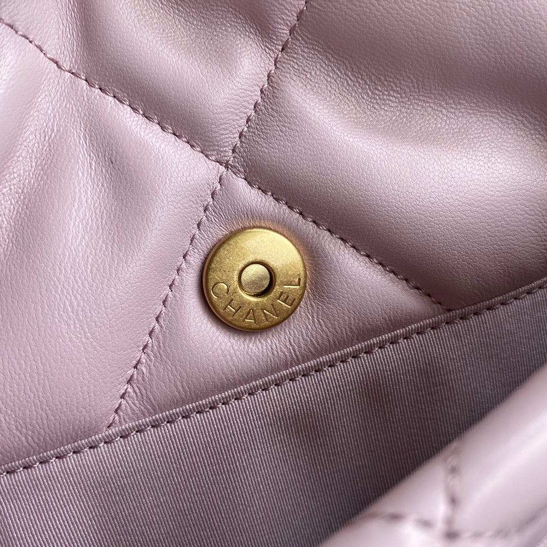 CHANEL 26 SMALL BAG IN LIGHT PINK CALFSKIN