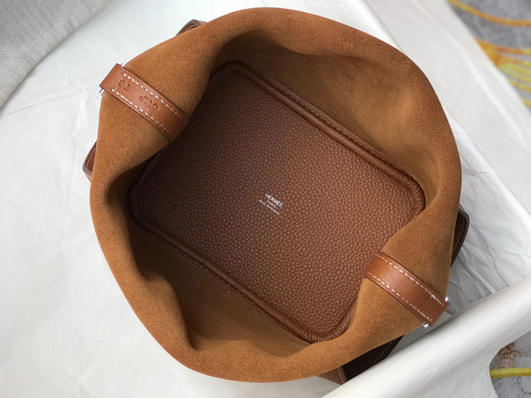 HERMES picotin lock 18 gold togo shw