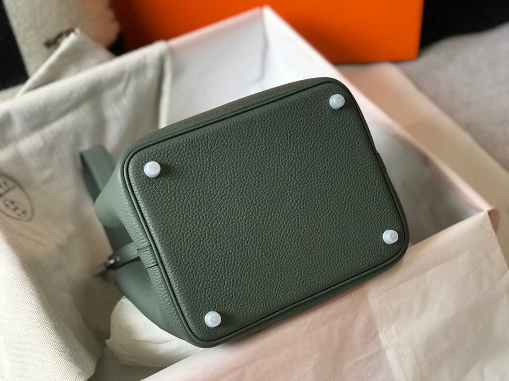 HERMES picotin lock 22 grass green togo shw
